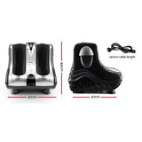 Livemor Foot Massager Massagers Shiatsu Electric Roller Ankle Calf Leg Kneading Silver - Front View