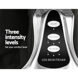 Livemor Foot Massager Massagers Shiatsu Electric Roller Ankle Calf Leg Kneading Silver - Top-Down View