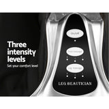 Livemor Foot Massager Massagers Shiatsu Electric Roller Ankle Calf Leg Kneading Silver - Top-Down View