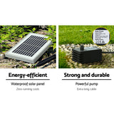 Gardeon Solar Water Feature with LED Lights Angel 94cm - Close-Up Angle