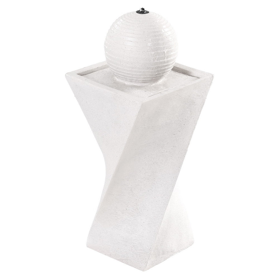 Gardeon Solar Fountain Water Feature Bird Bath Outdoor Garden LED Lights Ball 85CM, Solar Powered