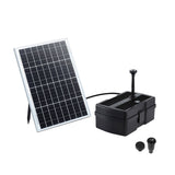 Gardeon Solar Submersible Water Pond Fountain Pump with Filter Box 6FT 1190L/H - Front View
