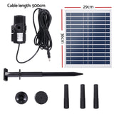 Gardeon Solar Pond Pump Submersible Water Fountain Kit 9.8FT - Front View