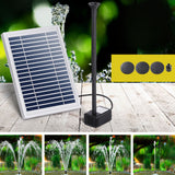 Gardeon Solar Pond Pump Submersible Water Fountain Kit 4.4FT - Close-Up Angle
