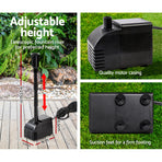 Gardeon Solar Pond Pump Submersible Water Fountain Kit with 2 Panels 7.2FT