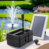 Gardeon Solar Submersible Water Pond Fountain Pump with Filter Box 4.6FT 470L/H - Close-Up Angle