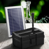 Gardeon Solar Pond Pump with Filter Box 4.6FT - Low Angle