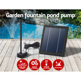Gardeon Solar Pond Pump Submersible Water Fountain Kit 6.1FT - Top-Down View