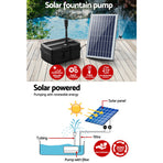 Gardeon Solar Pond Pump Water Fountain Filter Box Submersible Outdoor Pool 6.6FT, image 4