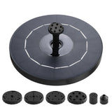 Gardeon Solar-Powered Submersible Fountain Pump with 6 Nozzle Options - 250L/H Flow Rate