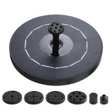 Gardeon Solar-Powered Submersible Fountain Pump with 6 Nozzle Options - 250L/H Flow Rate