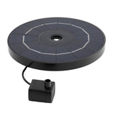 Gardeon Solar-Powered Submersible Fountain Pump with 6 Nozzle Options - 250L/H Flow Rate - Top-Down View
