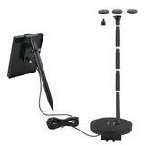 Gardeon Solar Pond Pump Water Fountain Submersible Floating Bird Bath 190L/H - Side View