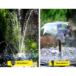 Gardeon Solar Pond Pump with Battery Kit LED Lights 9.8FT, image 5