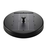 Gardeon Solar Fountain Pumps Bird Bath Battery Backup LED Remote Black 27cm