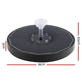 Gardeon Solar-Powered Floating Fountain with LED Lights for Ponds and Gardens
