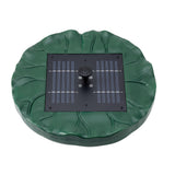 Gardeon Solar Fountain Pumps Bird Bath Floating Lotus Desig Water Feature 31cm - Side View