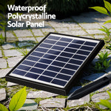 Gardeon Solar Fountain Water Feature Wall Mount Garden Fountains 80CM Grey - 45-Degree Angle