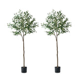Livsip 2x Artificial Olive Tree Faux Potted Plants 150cm