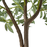 Livsip 2x Artificial Olive Tree Faux Potted Plants 150cm - Rear View