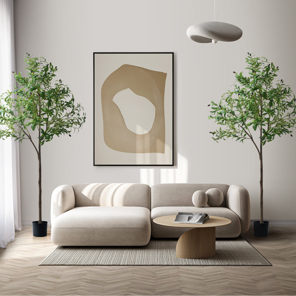 Livsip 2x Artificial Olive Tree Faux Potted Plants 180cm