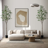 Livsip 2x Artificial Olive Tree Tall Faux Potted Plants 210cm - Front View