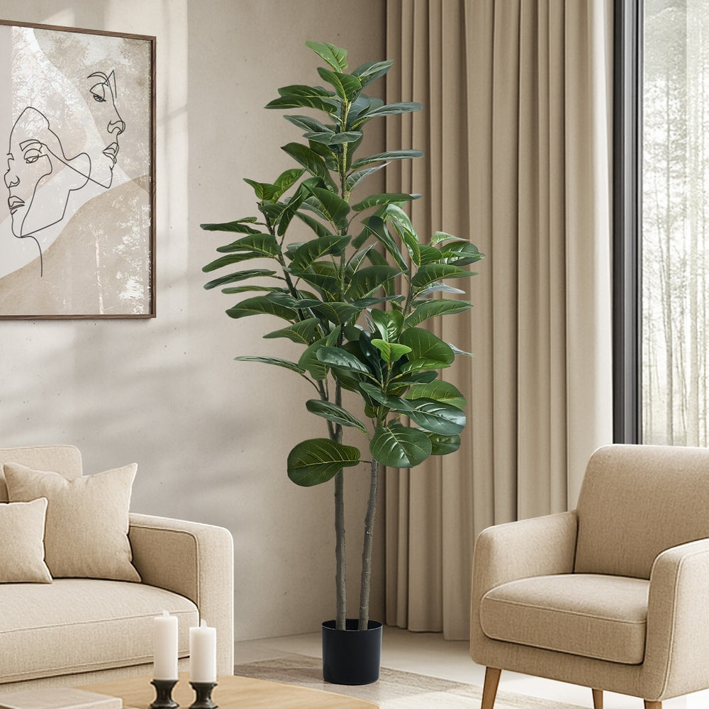 Livsip 150cm Artificial Fiddle Leaf Fig Tree Lifelike Faux Plants