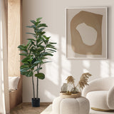 Livsip 150cm Artificial Fiddle Leaf Fig Tree Lifelike Faux Plants - Top-Down View