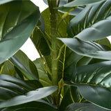 Livsip 2x Artificial Fiddle Leaf Fig Tree Lifelike Faux Plants 150cm - Extra Image