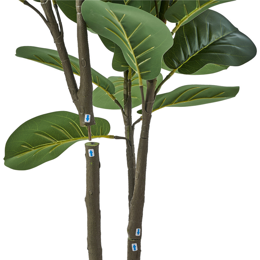 Livsip 2x Artificial Fiddle Leaf Fig Tree Lifelike Faux Plants 150cm