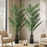 Livsip 2x Artificial Palm Tree Faux Potted Plants 180cm