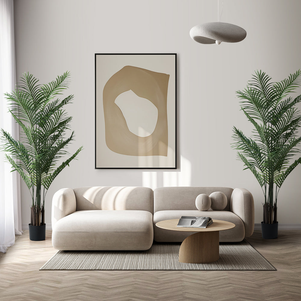 Livsip 2x Artificial Palm Tree Faux Potted Plants 180cm