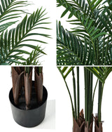 Livsip 2x Artificial Palm Tree Faux Potted Plants 180cm - Low Angle