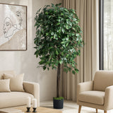 Livsip 180cm Artificial Ficus Tree Lifelike Faux Potted Plants