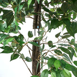 Livsip 180cm Artificial Ficus Tree Lifelike Faux Potted Plants - Front View