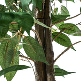 Livsip 180cm Artificial Ficus Tree Lifelike Faux Potted Plants - Low Angle