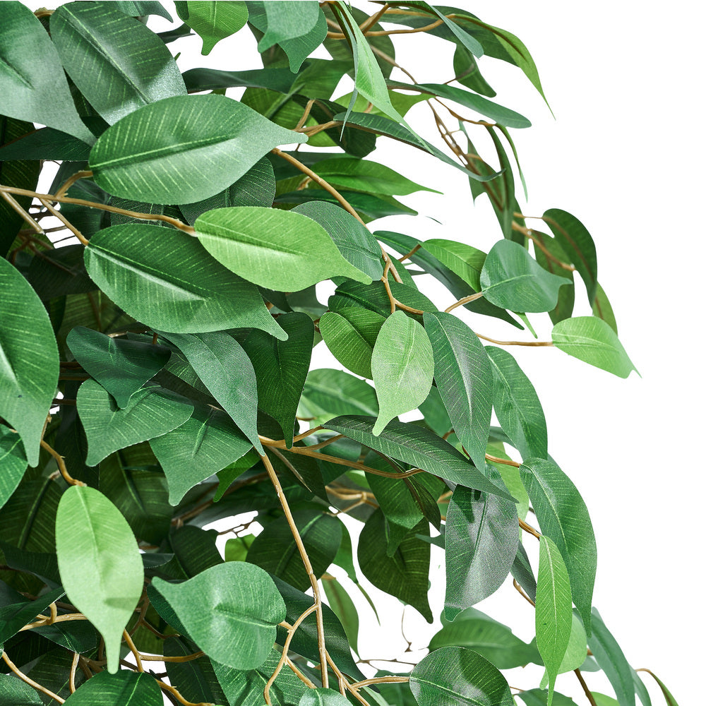 Livsip 2x Artificial Ficus Tree Faux Potted Plants 180cm