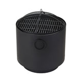 Grillz Fire Pit BBQ Portable Deep Bowl Outdoor Fireplace - Side View