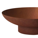 Grillz Fire Pit Bowl Cast Iron Rustic 80cm - Side View