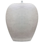 PROTEGE Pot Style Solar Water Feature Fountain, with Panel Kit, LED Lights, Light Grey