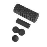 Everfit Foam Roller Set 4 in 1 Grid High Density Massager for Deep Tissue Trigger Point Myofascial Release Back Pain Muscle Recovery Gym Home Fitness Equipment with Storage Bag Supports 150kg - Side View