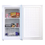 Nordic 92L Upright Freezer Fridge FR-92N - Top-Down View