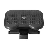 Artiss Foot Rest Stool Office Under Desk Angle Adjustable Footrest Massage Black - Side View