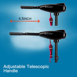 90LBS Electric Trolling Motor Inflatable Boat Outboard Engine Fishing Marine - Close-Up Angle