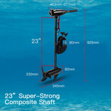 45 LBS Electric Trolling Motor Inflatable Boat Outboard Engine Fishing Marine