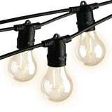 Mazam 40M Festoon String Lights LED Christmas Waterproof - Low Angle