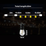 Mazam 20M LED Festoon String Lights Waterproof - Extra Image