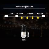Mazam 50M LED Festoon String Lights Waterproof - Extra Image