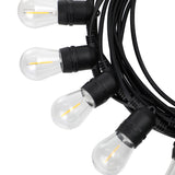 Mazam 20M Solar LED Festoon String Lights Christmas Waterproof - Front View