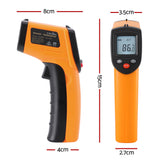 5-star Chef Laser Infrared Thermometer Food Digital Temperature Gun Smoker Pizza BBQ - Front View